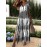 Plus Size Tie Dye V Neck Split Dress, Vacation Style Short Sleeve Dress For Spring & Summer, Women's Plus Size Clothing