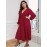 Women's Polka Dot Long Sleeve Dress