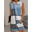 Plus Size Colorblock Print Tank Dress, Casual Notch Neck Sleeveless Dress, Women's Plus Size Clothing