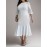 Plus Size Elegant Mermaid Dress with Lace Accent - Half Sleeve, Round Neck Design, Comfort Fit for Casual & Special Occasions