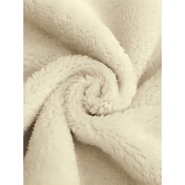 Plus Size Letter Print Sweatshirt, Crew Neck Casual Sweatshirt For Fall & Winter, Women's Plus Size Clothing