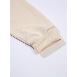 Plus Size Skeleton Print Sweatshirt, Casual Crew Neck Long Sleeve Pullover Sweatshirt, Women's Plus Size Clothing