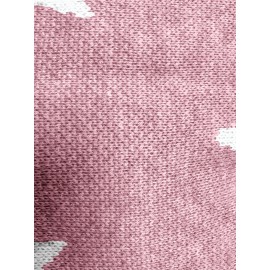 Plus Size Casual Sweater, Women's Plus Star Print Long Sleeve Drawstring Hoodie Sweater With Pockets