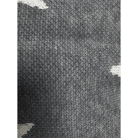 Plus Size Casual Sweater, Women's Plus Star Print Long Sleeve Drawstring Hoodie Sweater With Pockets