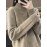 Cozy Plus Size Solid Mock Neck Sweater - Stylish Long Sleeve for Chic Winter Wear - Perfectly Designed for Curvy Womens Fall & Winter Closet
