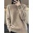 Cozy Plus Size Solid Mock Neck Sweater - Stylish Long Sleeve for Chic Winter Wear - Perfectly Designed for Curvy Womens Fall & Winter Closet