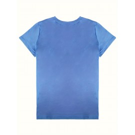 Plus Size Without God Print T-Shirt, Casual Crew Neck Short Sleeve T-Shirt, Women's Plus Size Clothing