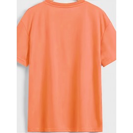 Plus Size Floral Print T-Shirt, Casual Crew Neck Short Sleeve T-Shirt, Women's Plus Size Clothing