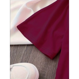 Plus Size Sistas Letter Print T-Shirt, Casual Crew Neck Short Sleeve T-Shirt, Women's Plus Size Clothing