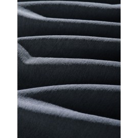 Plus Size Men's Summer T-shirt, Monochromatic Skull Crown Graphic Print Short Sleeve Tees Trend Casual Tops For Daily Life, Big & Tall Guys