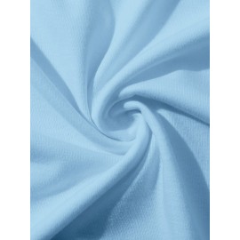 Plus Size Men's Trendy Stripe Paris Print T-shirt, Casual Fashion Tee, Street Style Short Sleeve Crew Neck Shirt