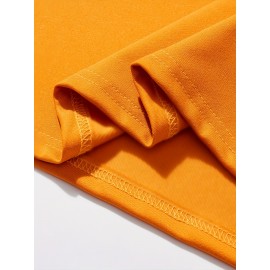 Men's T-shirt, Plus Size Round Neck Tee Oversized Casual Clothing, Spring And Summer