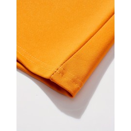 Men's T-shirt, Plus Size Round Neck Tee Oversized Casual Clothing, Spring And Summer