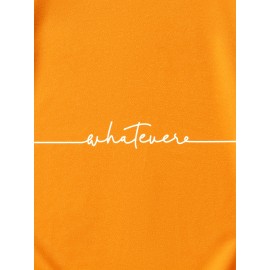 Men's T-shirt, Plus Size Round Neck Tee Oversized Casual Clothing, Spring And Summer