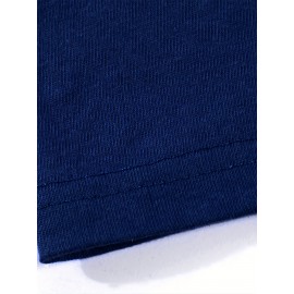 Men's T-shirt, Plus Size Round Neck Tee Oversized Casual Clothing, Spring And Summer