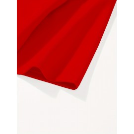 Men's T-shirt, Plus Size Round Neck Tee Oversized Casual Clothing, Spring And Summer