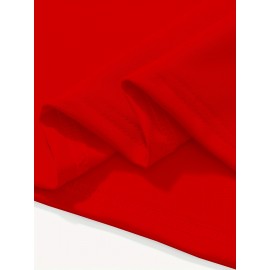 Men's T-shirt, Plus Size Round Neck Tee Oversized Casual Clothing, Spring And Summer