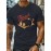plus size men's summer t-shirt, Hot Sleepy Penguin Summer graphic print short sleeve tees trend casual tops for daily life, big & tall guys