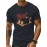 plus size men's summer t-shirt, Hot Sleepy Penguin Summer graphic print short sleeve tees trend casual tops for daily life, big & tall guys