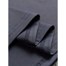 Plus Size Tees, Creative Letter Print Men's Casual Tees Short Sleeve Oversized T-Shirt Summer Loose Tops, Gifts For Man!