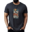 Plus Size Men's Summer T-shirt, EAT SLEEP COOK REPEAT Graphic Print Short Sleeve Tees Trend Casual Tops For Daily Life, Big & Tall Guys