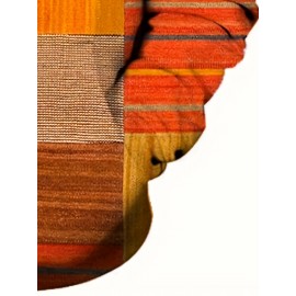 Plus Size Men's Contrast Color Pattern Print Hoodies Oversized Hooded Sweatshirt For Autumn/winter, Men's Clothing