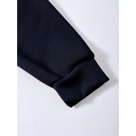 Plus Size Men's Anime Fisher Print Sweatshirt Fashion Casual Hoodies For Fall Winter, Men's Clothing