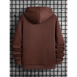 Plus Size Hooded Sweatshirt - Stylish Hooded Design with Vibrant Anime Polar Bear Graphic Print for Spring, Fall, and Winter - Designed for Plus Size Men, Perfect for Casual Wear, Mens Clothing