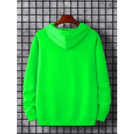 Plus Size Mens Casual Hoodies with Hilarious Letter Print - Super Comfortable, Oversized Drawstring Hooded Sweatshirt for a Relaxed, Cozy Look