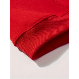 Plus Size Men's Funny Eyes Print Hooded Sweatshirt Oversized Hoodies Fashion Casual Tops For Spring/autumn, Men's Clothing