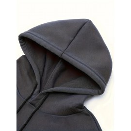 Plus Size Mens Bold US Flag & Anime Gorilla Graphic Hooded Sweatshirt - Warm & Stylish for Spring, Fall, Winter - Seasonal Mens Clothing