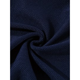 Plus Size Cartoon Face Print, Men's Sweatshirt Oversized Crew Neck Pullover Spring Fall Winter, Men's Clothing