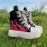 Fashion High-top Thick Bottom Height-increasing Embroidery Thick Laces Leather Sneakers Tennis