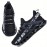 PLUS SIZE Men's Knit Breathable Running Shoes, Lace Up Comfy Soft Sole Sneakers For Outdoor Jogging, Spring And Summer