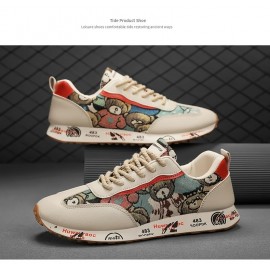 Summer breathable sneakers, casual niche platform trend, running shoes, unisex women's sports road shoes