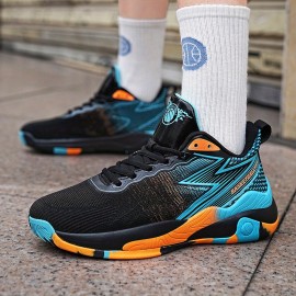 Women's Non-slip Lace Up Basketball Shoes, Breathable Shock Absorption Athletic Sneakers, Women's Footwear