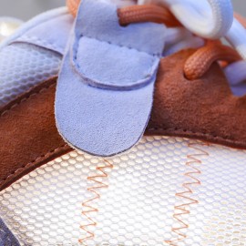 Women's Color Block Chunky Platform Sneakers, Low-Top Non-slip Casual Sports Shoes