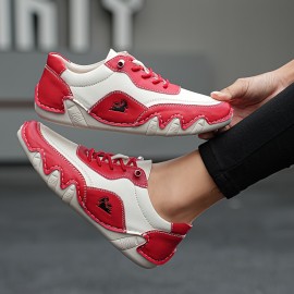 Women's Comfortable And Lightweight Hiking Shoes, Breathable And Wear-resistant Sports Shoes, Fashionable Contrasting Color Outdoor Casual Shoes