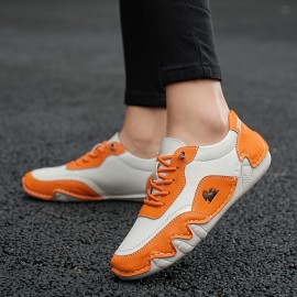 Women's Comfortable And Lightweight Hiking Shoes, Breathable And Wear-resistant Sports Shoes, Fashionable Contrasting Color Outdoor Casual Shoes