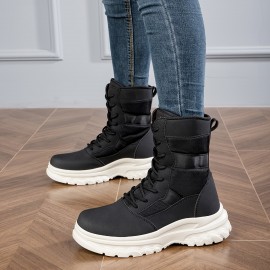 New Outdoor Hiking Boots Thick-soled Anti-skid Hiking Boots Women's Boots Boots Boots