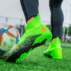 Women'S High-Top Soccer Cleats - Lightweight, Breathable & Non-Slip For All Seasons