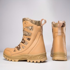 New Fall And Winter Lovers Outdoor Hiking Shoes Grip Non-slip High-top Men's Hiking Shoes Leisure Travel Shoes Large Leather Boots Work Boots