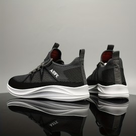 Mens Slip On Running Shoes Lightweight Breathable Comfortable Fashion Non Slip Sneakers For Men