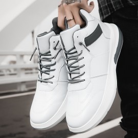 Men's Winter High Top Sneakers, Lightweight And Breathable Running Shoes