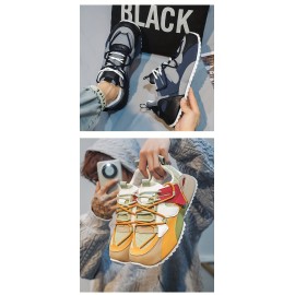 Men's Trendy Low Top Sports And Leisure Dad Shoes, Student Thick Soled Bread Shoes, Trendy Shoes