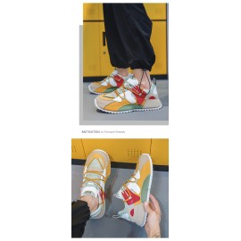 Men's Trendy Low Top Sports And Leisure Dad Shoes, Student Thick Soled Bread Shoes, Trendy Shoes