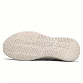 Men'S Breathable Canvas Sneakers - Lightweight, Fashion-Forward Lace-Up Shoes For All Seasons, Perfect For Casual Wear & Skateboarding