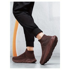 Men'S Slip-On Sneakers - Breathable, Comfortable High-Top Casual Shoes With Soft Eva Sole For All Seasons Mens Shoes Shoes For Men