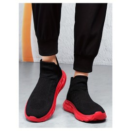 Men'S Slip-On Sneakers - Breathable, Comfortable High-Top Casual Shoes With Soft Eva Sole For All Seasons Mens Shoes Shoes For Men