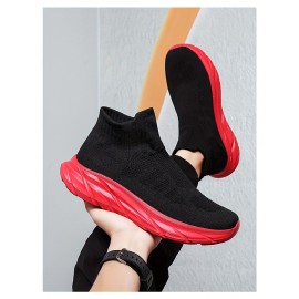 Men'S Slip-On Sneakers - Breathable, Comfortable High-Top Casual Shoes With Soft Eva Sole For All Seasons Mens Shoes Shoes For Men